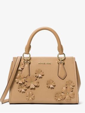 MICHAEL KORS Marilyn Small Floral Embellished Satchel Crossbody